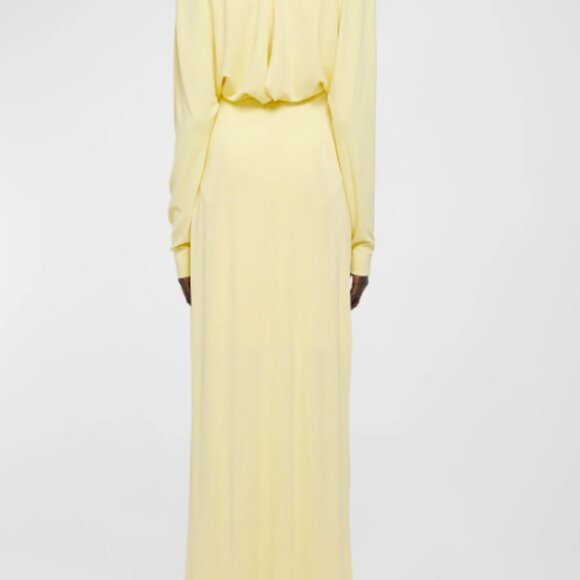 SIMKHAI Maisie Draped Blouson Column Gown NEW with TAGS - Picture 3 of 6